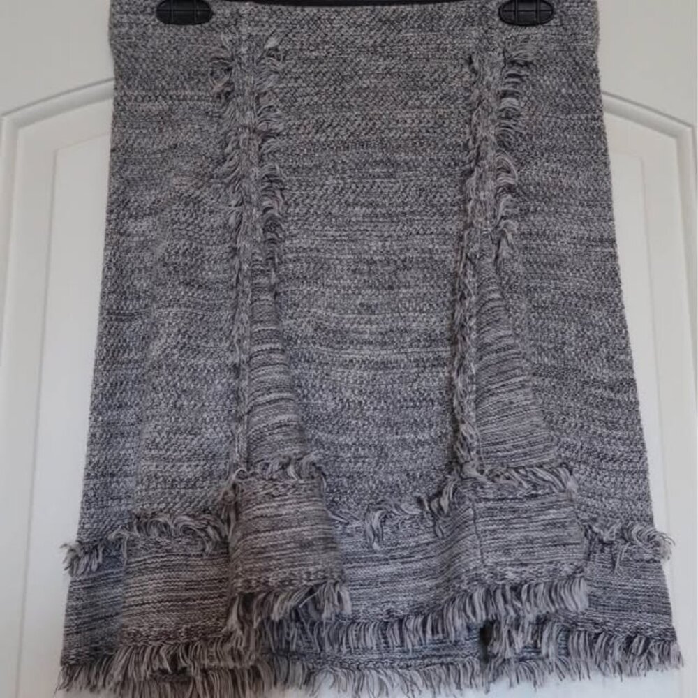 Nic & Zoe Fringe Skirt, Sz PP